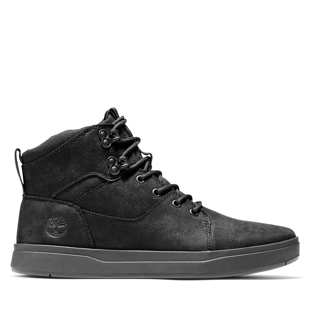 Botas Chukka Masculino - Timberland Davis Square - JGTQF7904 - Pretas
